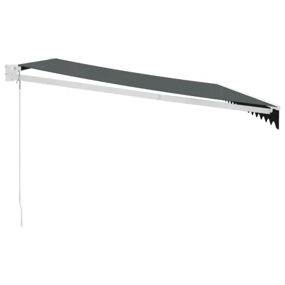Copertină Retractabilă Antracit 4,5x3 m - Textil și Aluminiu