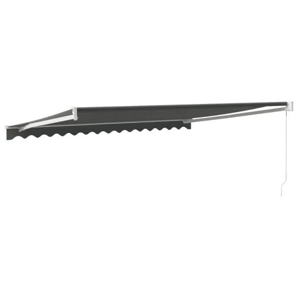 Copertină Retractabilă Antracit 4,5x3 m - Textil și Aluminiu
