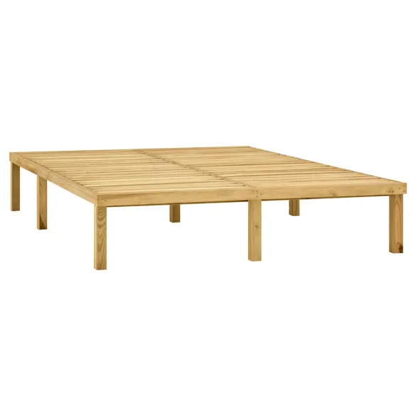 Șezlong Dublu Grădină - Lemn Pin Verde | Livrare Gratuită