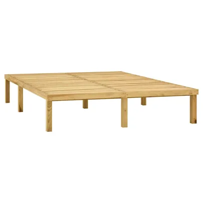 Șezlong Dublu Grădină - Lemn Pin Verde | Livrare Gratuită