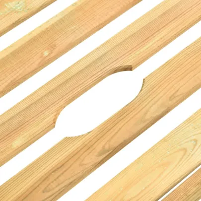 Șezlong cu Masă din Lemn de Pin - Livrare Gratuită