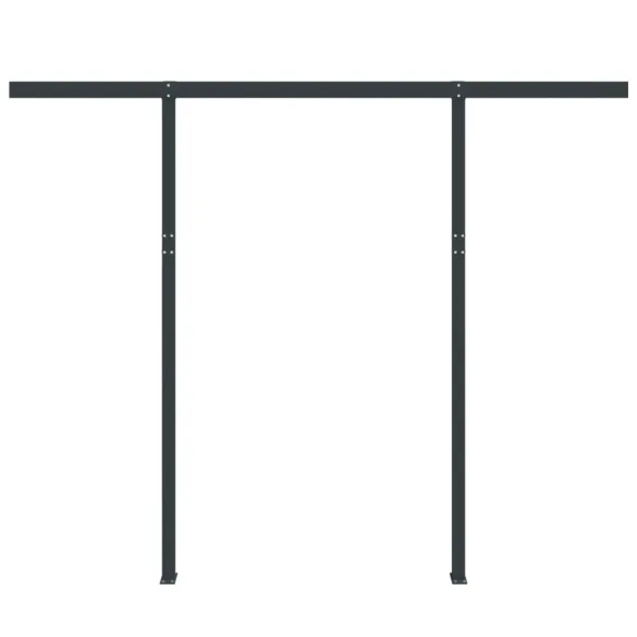 Set Stâlpi Copertină Antracit 300x245 cm - Fier Durabil