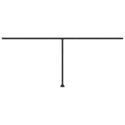 Set Stâlpi Copertină Antracit - 600x245 cm - Fier