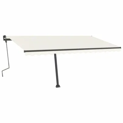 Set Stâlpi Copertină Antracit Fier 450x245 cm