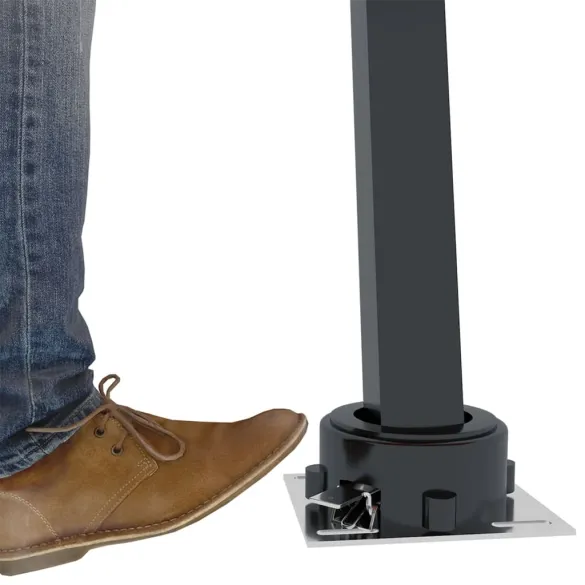 Set Stâlpi Copertină Antracit 300x245 cm - Fier Durabil