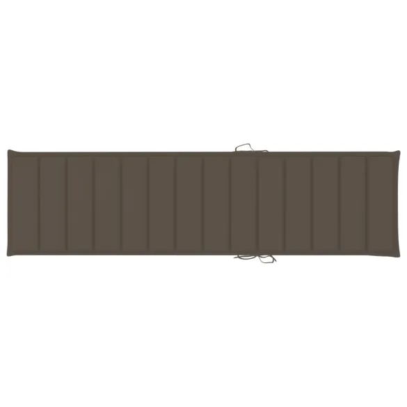 Șezlong Lemn Tec cu Pernă - Comfort și Durabilitate