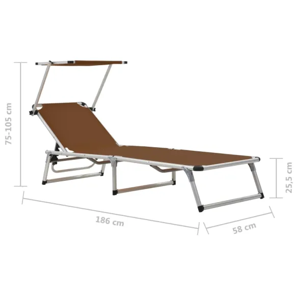 Șezlonguri Pliabile cu Acoperiș | Set 2 Bucăți | Livrare Gratuită Șezlonguri Pliabile cu Acoperiș | Set 2 Bucăți | Livrare Gratuită