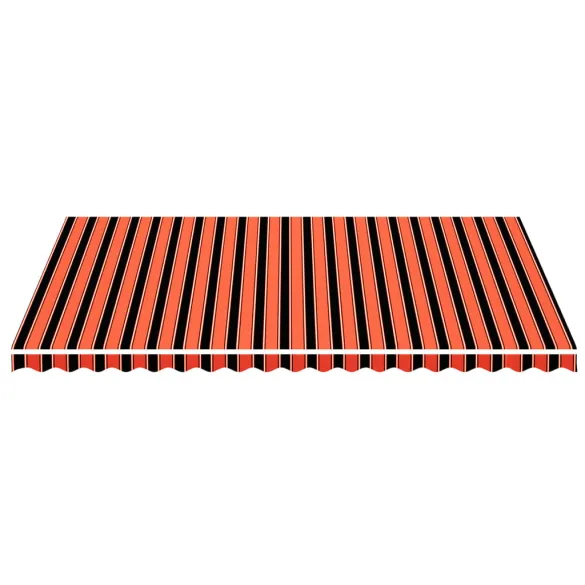 Pânză Copertină Rezervă 5x3,5m - Portocaliu/Maro | Livrare Gratuită