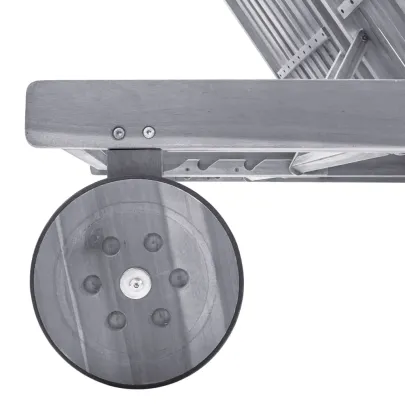 Șezlong 2 Persoane - Lemn Acacia | Livrare Gratuită