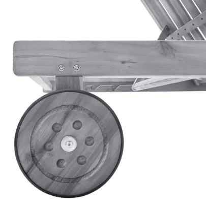 Șezlong Lemn Acacia - Comfort și Stabilitate în Grădină