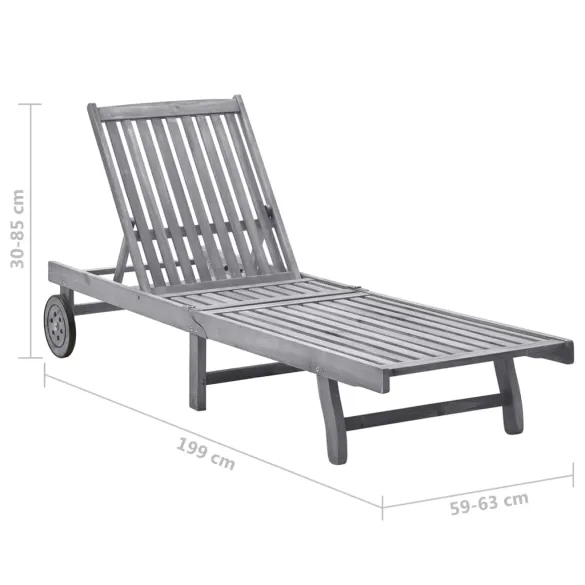 Șezlong Lemn Acacia - Comfort și Stabilitate în Grădină Șezlong Lemn Acacia - Comfort și Stabilitate în Grădină