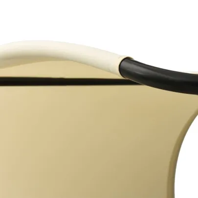 Șezlong Dublu cu Baldachin - Gri și Crem - Textilenă