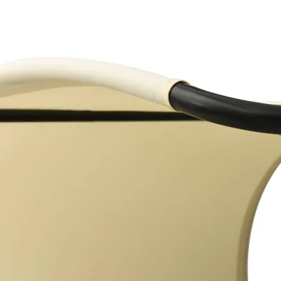 Șezlong Dublu cu Baldachin Crem - Textilenă | Livrare Gratuită