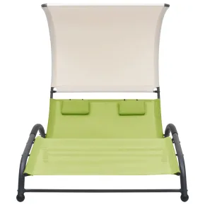Șezlong Dublu cu Baldachin Verde | Livrare Gratuită 7-9 Zile 2