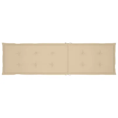 Șezlong Exterior Lemn Acacia cu Pernă - Livrare Gratuită