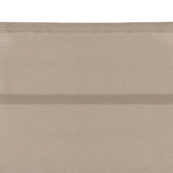 Șezlong Exterior Crem - Aluminiu și Textilă Reglabil