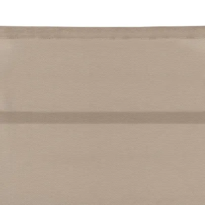 Șezlong Exterior Crem - Aluminiu și Textilă Reglabil