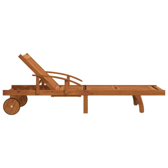 Șezlonguri Lemn Acacia - Set 2 Bucăți | Livrare Gratuită