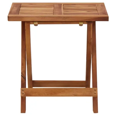 Set Șezlonguri cu Masă - Lemn Masiv de Acacia - Livrare Gratuită