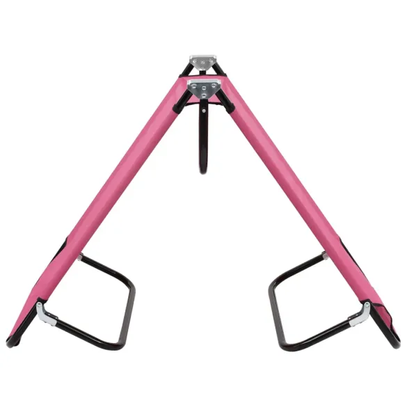 Șezlong Pliabil Roz - Oțel | Livrare Gratuită