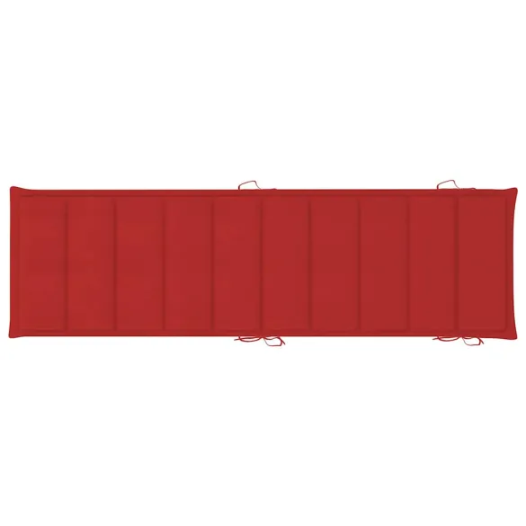 Șezlong Grădină Lemn Acacia cu Pernă | Livrare Gratuită