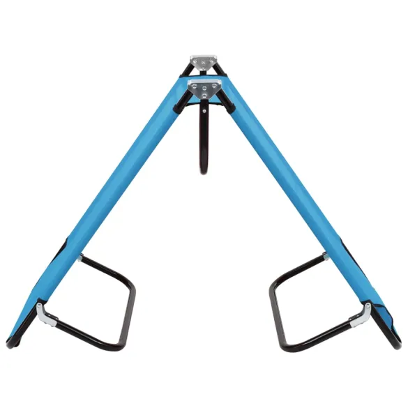 Șezlong Pliabil Albastru Turcoaz - Oțel Rezistent