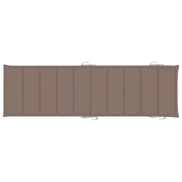 Șezlong Grădină Lemn Acacia cu Pernă | Livrare Gratuită