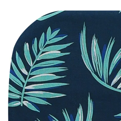 Șezlonguri Pliabile 2 Buc - Oțel & Țesătură - Model Frunze