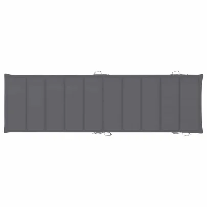 Set 2 Șezlonguri cu Masă - Lemn Acacia | Livrare Gratuită