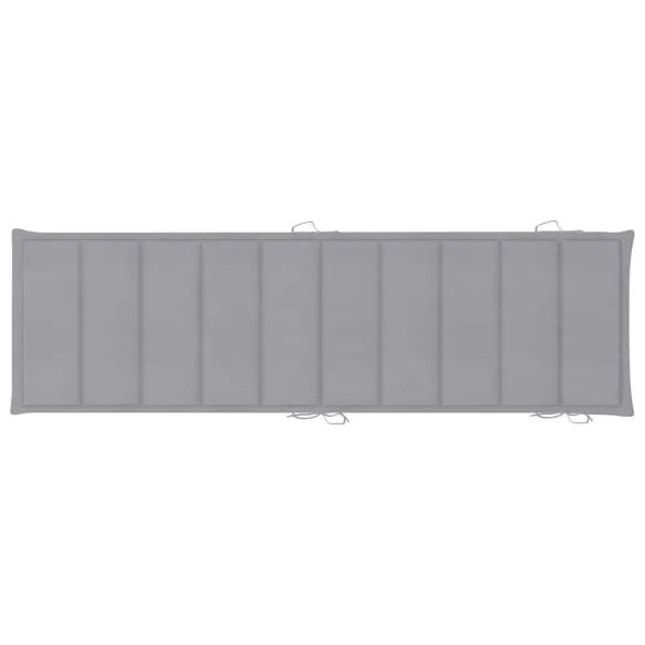 Șezlonguri din Lemn de Acacia - Set 2 Bucăți cu Perne