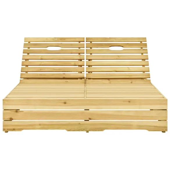 Șezlong Dublu cu Perne Antracit - Lemn de Pin Șezlong Dublu cu Perne Antracit - Lemn de Pin