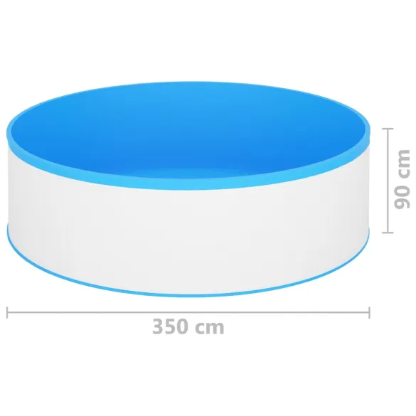 Piscină cu Valuri și Skimmer - 350x90 cm - Alb - Livrare Gratuită Piscină cu Valuri și Skimmer - 350x90 cm - Alb - Livrare Gratuită