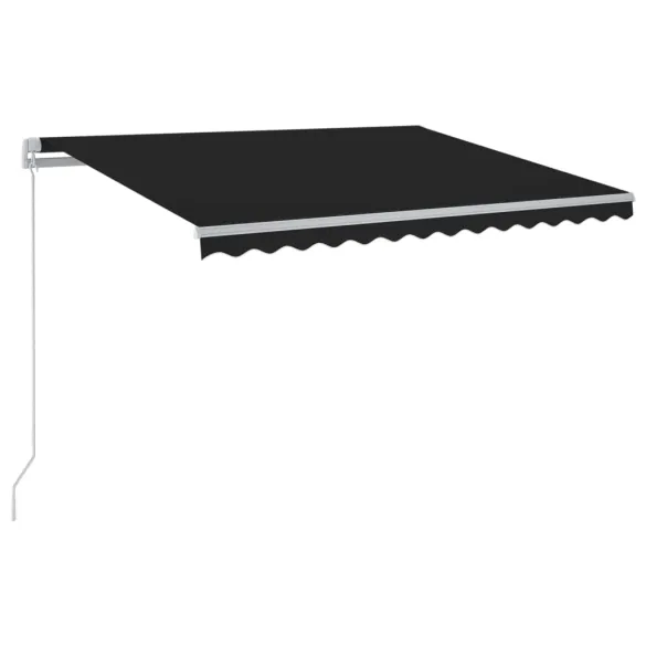Copertină retractabilă manual cu LED - 300x250 cm Antracit