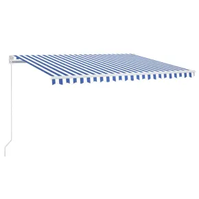 Copertină Retractabilă Manuală cu LED 400x300 cm 2