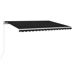 Copertină retractabilă manual cu LED pentru exterior 2