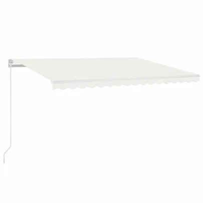 Copertină Automată cu Senzor Vânt și LED - 450x300 cm