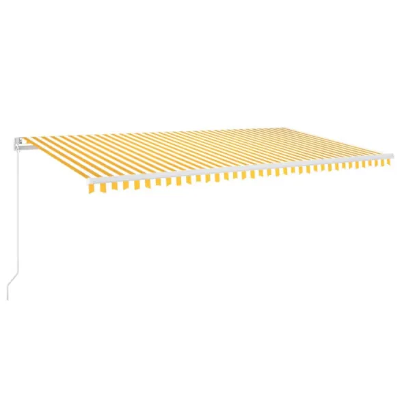 Copertină Retractabilă Manuală cu LED - 600x300 cm