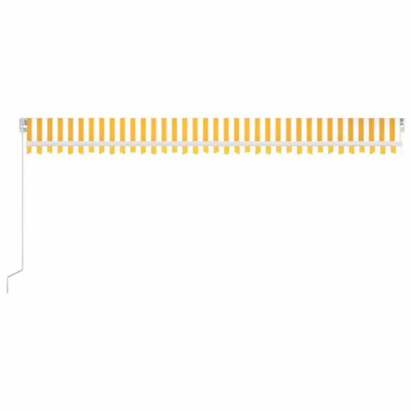 Copertină Retractabilă Manuală cu LED - 600x300 cm