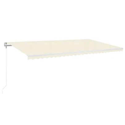 Copertină Automată cu Senzor Vânt și LED - 600x300 cm