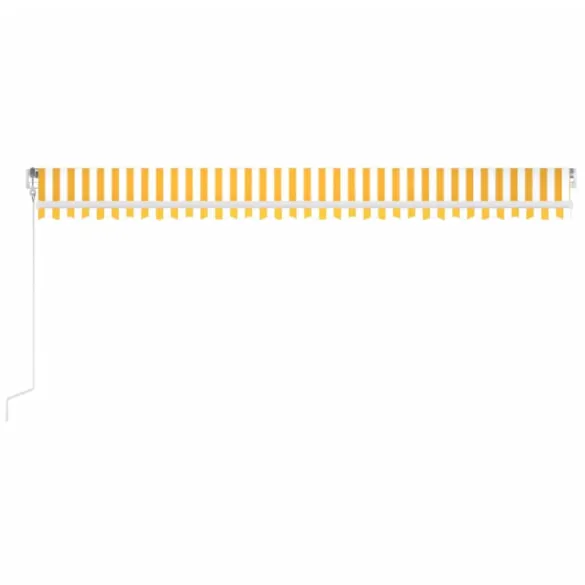 Copertină Automată cu Senzor Vânt și LED - 6x3m | Livrare Gratuită