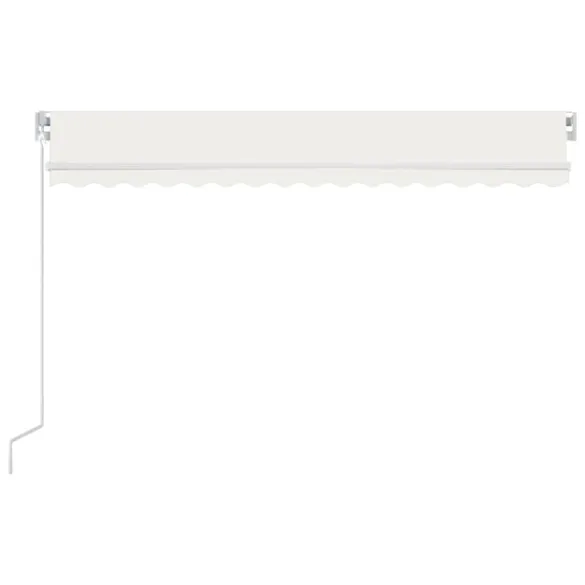 Copertină Retractabilă Manuală Crem 400x350 cm - Livrare Gratuită