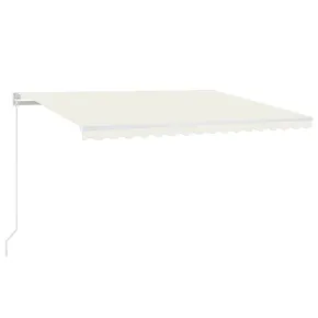 Copertină retractabilă manual cu LED - 400x350 cm 2
