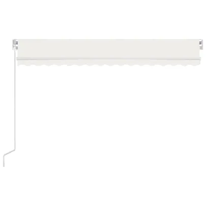 Copertină retractabilă manual cu LED - 400x350 cm