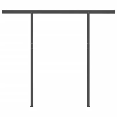 Copertină automată retractabilă cu telecomandă - Antracit 3x2,5m