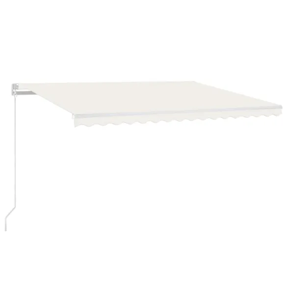 Copertină retractabilă manual - crem - 450x350 cm