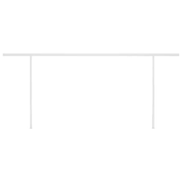 Copertină Retractabilă Manuală 6x3,5m - Albastru/Alb