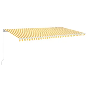 Copertină retractabilă manual cu LED 6x3.5m - Livrare gratuită 2