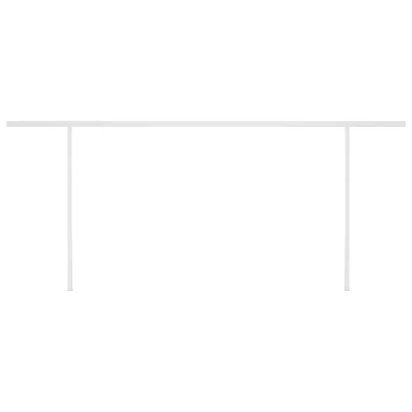 Copertină retractabilă manual cu LED 5x3,5m | Livrare gratuită