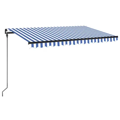 Copertină retractabilă manual LED 450x300cm - Livrare gratuită