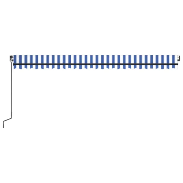 Copertină Retractabilă Manuală cu LED 5x3m | Livrare Gratuită